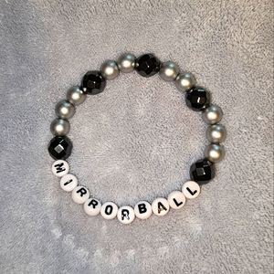 Taylor Swift Real Gem Stone "Mirrorball" Friendship Bracelet